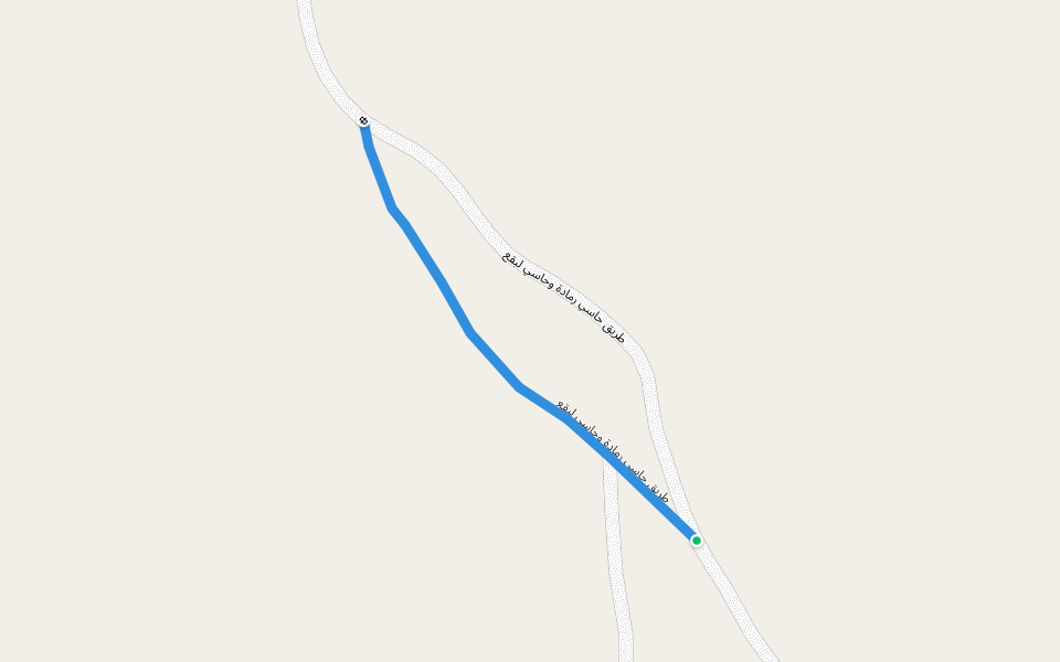 طريق حاسي رمادة وحاسي لبقع walking route map in El Allia