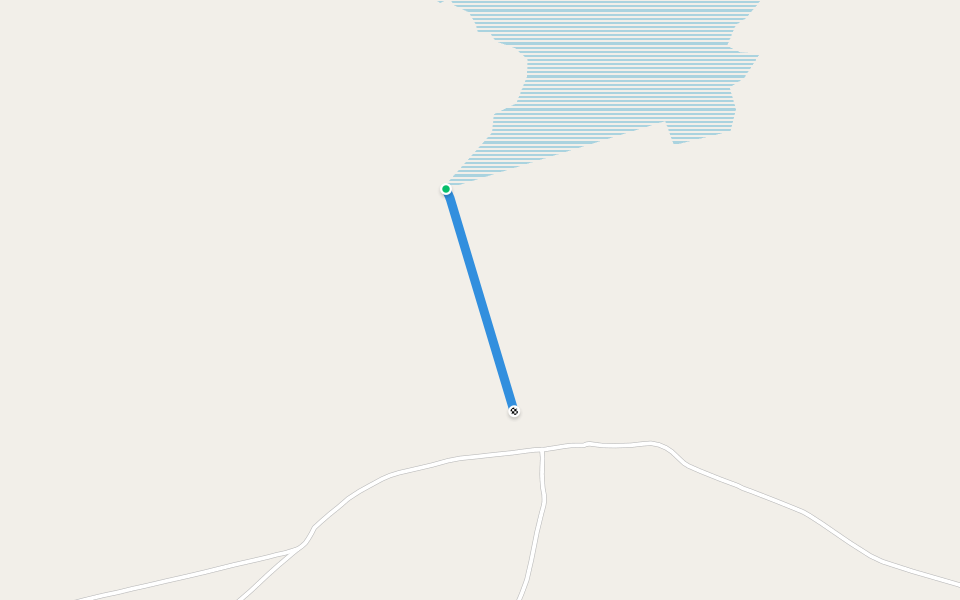 chemin piétone walking route map in Ben Ghilouf