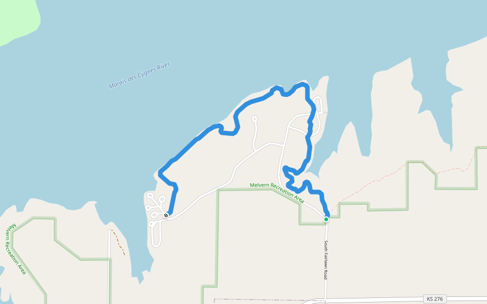 Arrow Rock Trail walking route map in Melvern