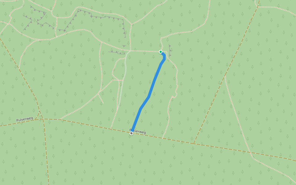3er Line walking route map in Zerzabelshofer Forst