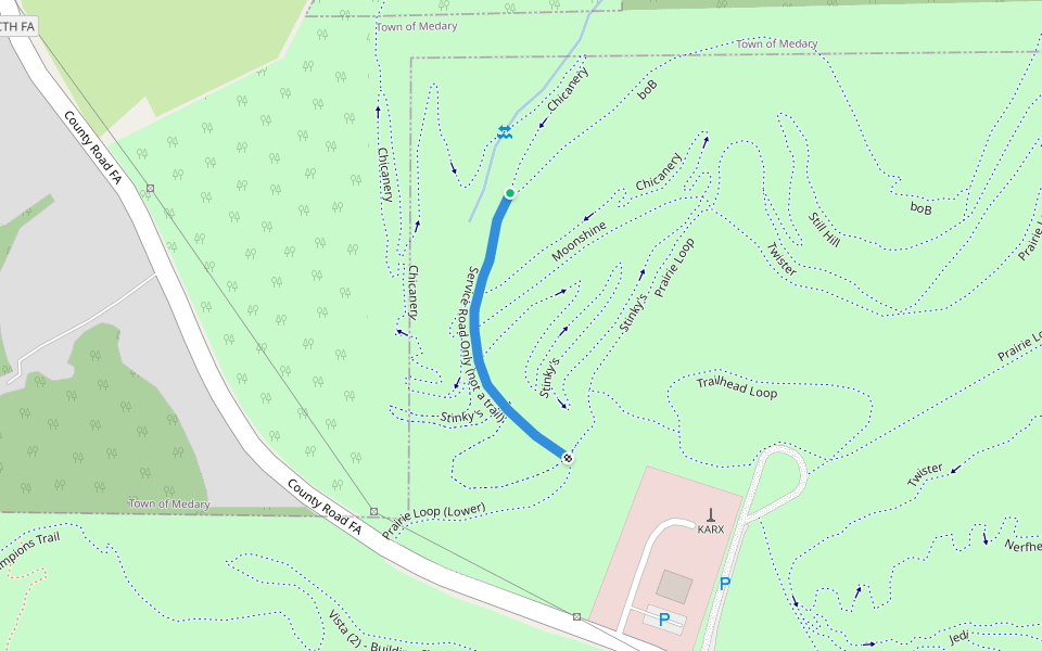 Service Road Only (not a trail)