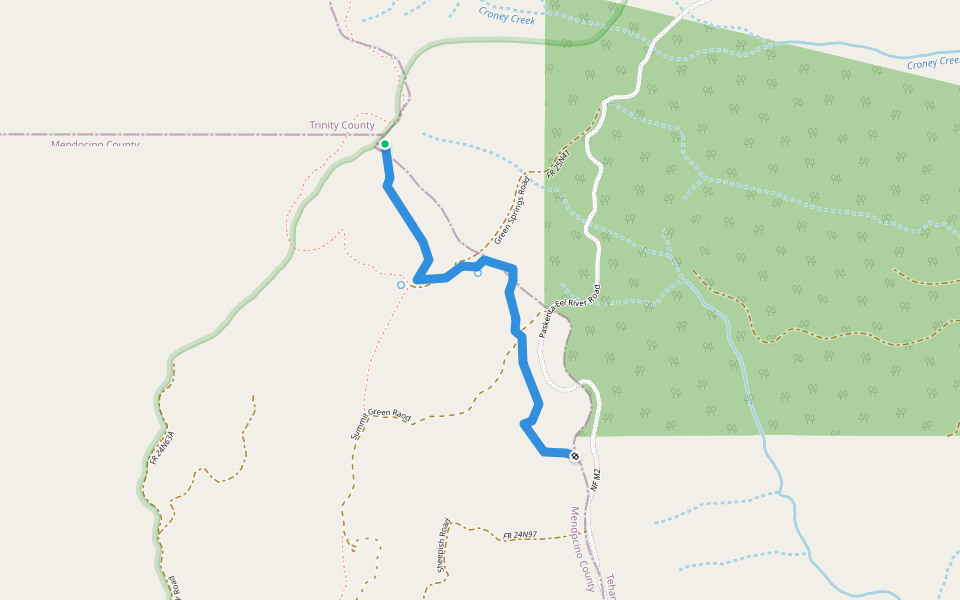 10W09.1 walking route map in Griffin Place