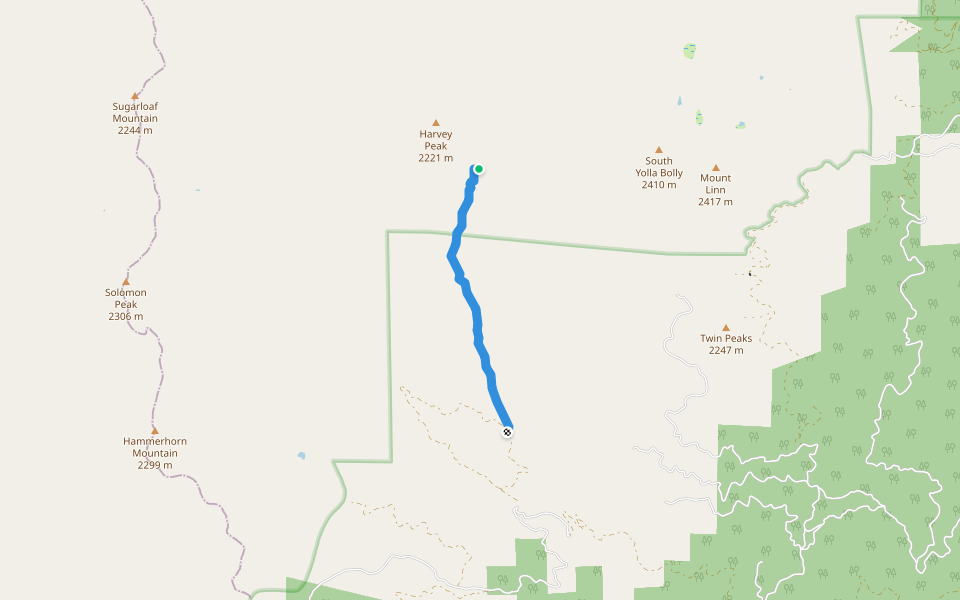 Thomas Pocket Trail walking route map in Griffin Place