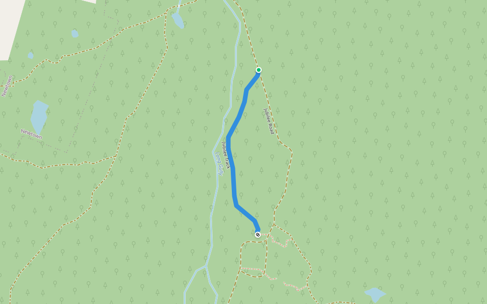 Jubilee Track walking route map in Staffordshire Reef