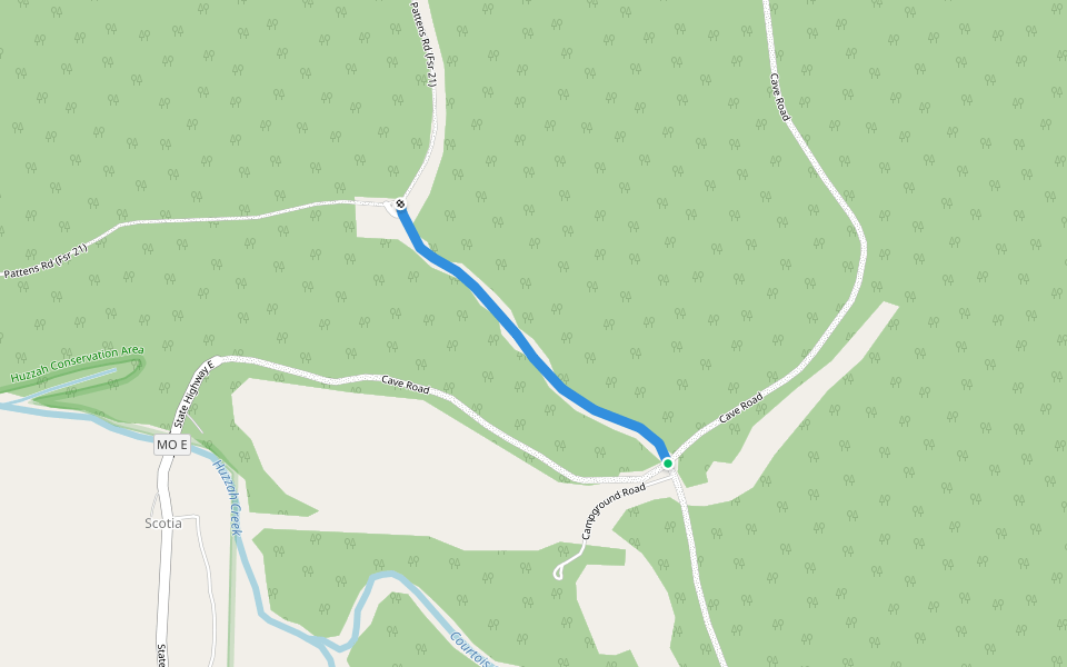 Sfr 23 walking route map in Bourbon