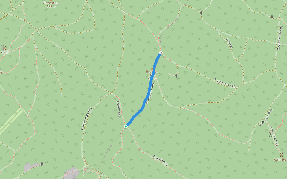 Brunner Ebn Weg walking route map in Weikersdorf am Steinfelde