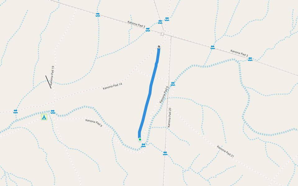 Kanona Fusspfad 7 walking route map in Norman