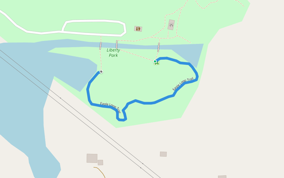 Eagle Loop Trail walking route map in Lake Mary