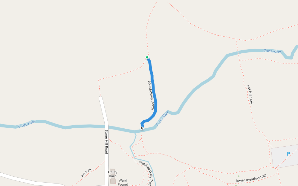 Splashdown North walking route map in Cross River