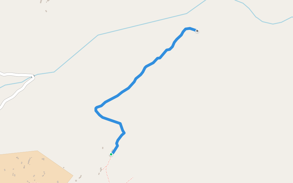 Track/path walking route map in Chinchaypujio