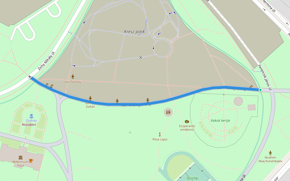 Lev Tolsztoj sétány