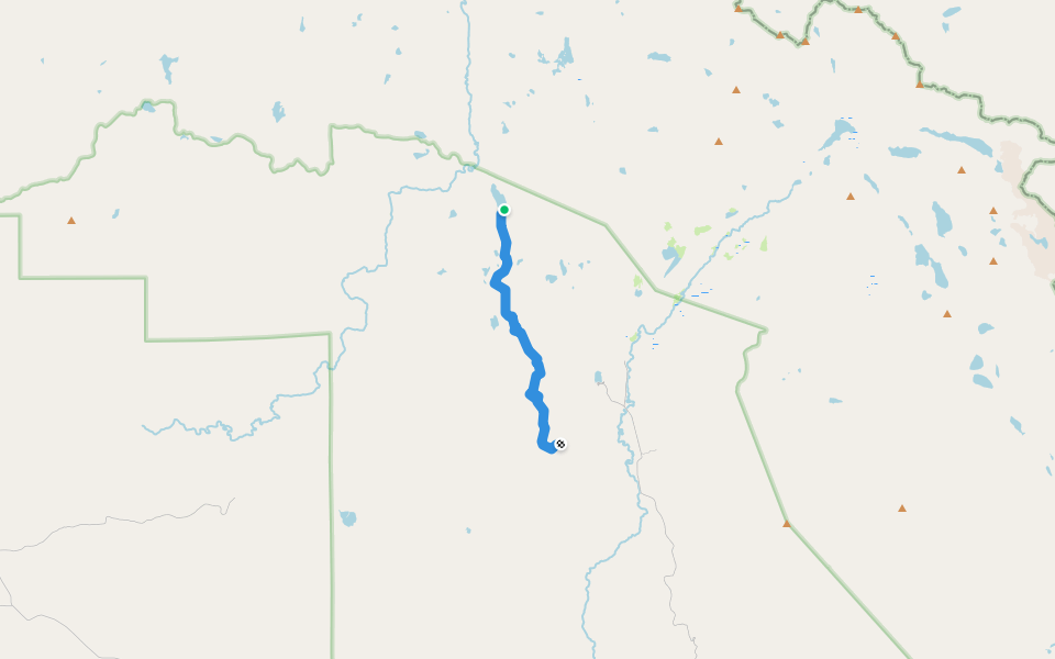 Boulter Lake walking route map in Boulder