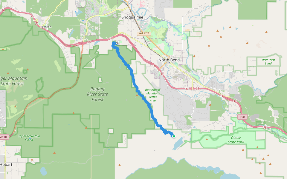 Rattlesnake Mountain Trail Hiking North Bend, Washington Pacer