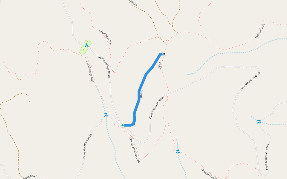 TR 240 walking route map in Claraville