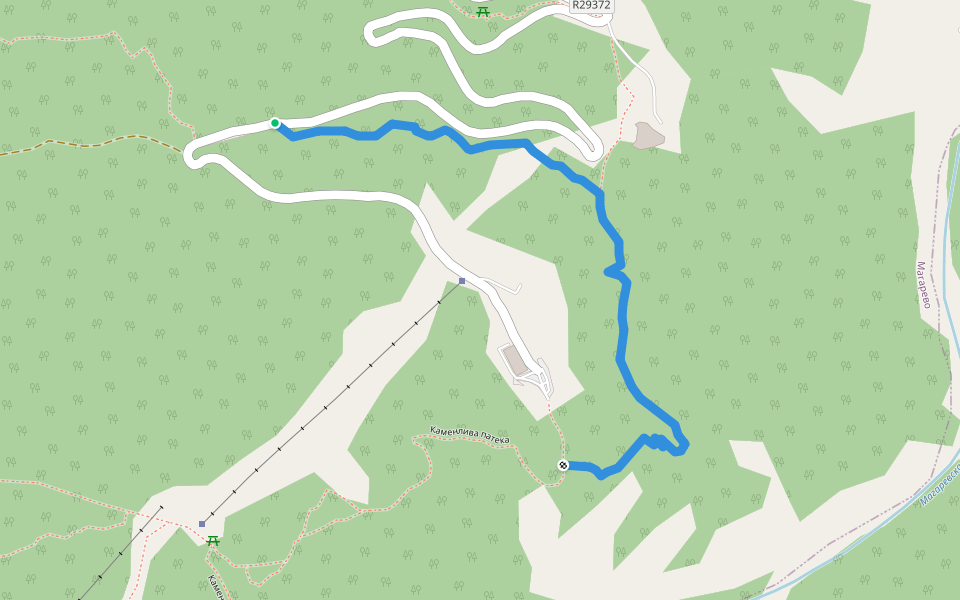 Историска Патека - Прва Светска Војна walking route map in Bitola