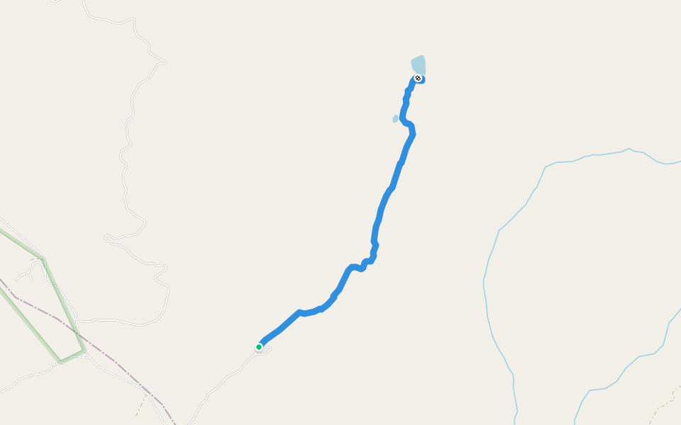 Mill Creek Trail walking route map in Leadore