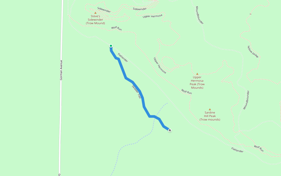 skidder trail walking route map in Neillsville