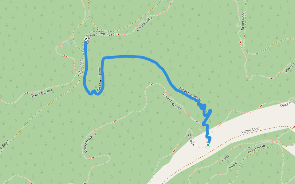 Fat Mans Doom walking route map in Eskdale