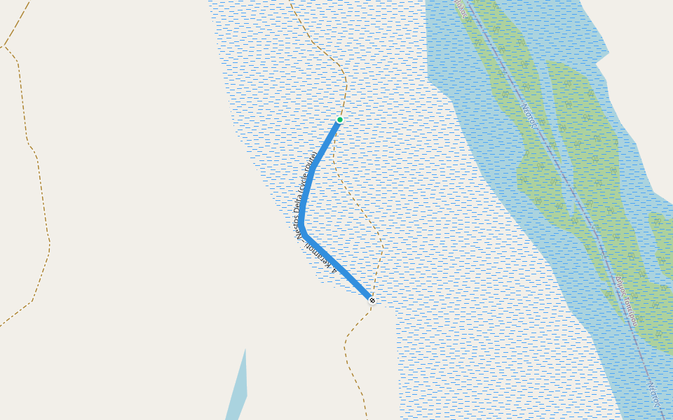 4. Keramoti – Nestos Delta (cycle route) walking route map in Chrysoupoli
