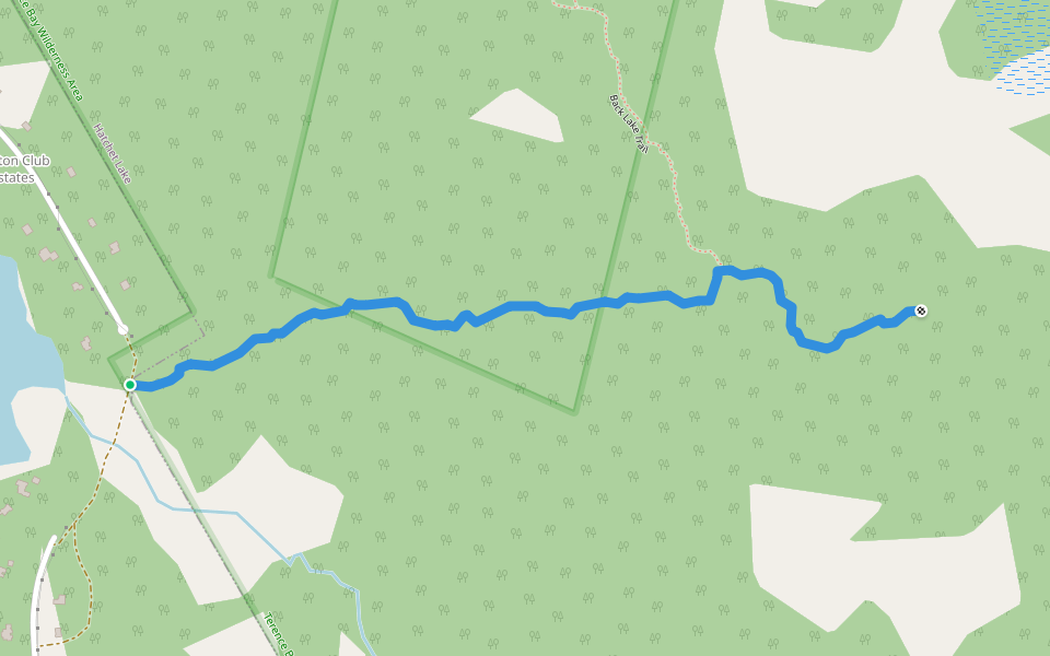 E off Lynwood connector walking route map in Brookside