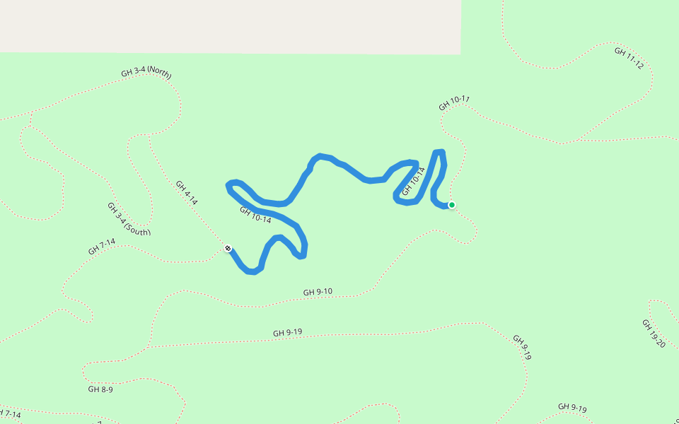 GH 10-14 walking route map in Bellaire
