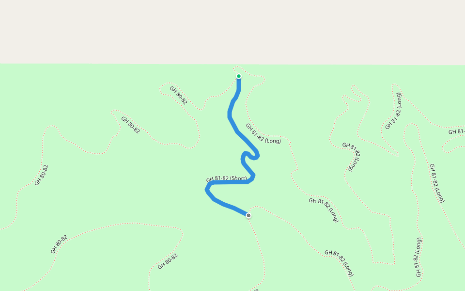 GH 81-82 (Short) walking route map in Bellaire