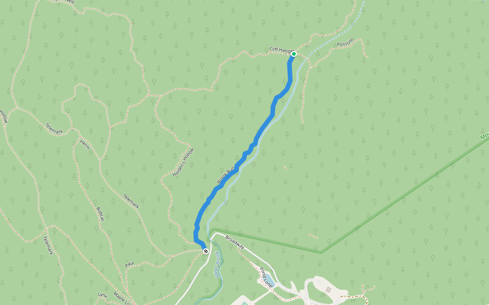 Brook Run walking route map in Richmond