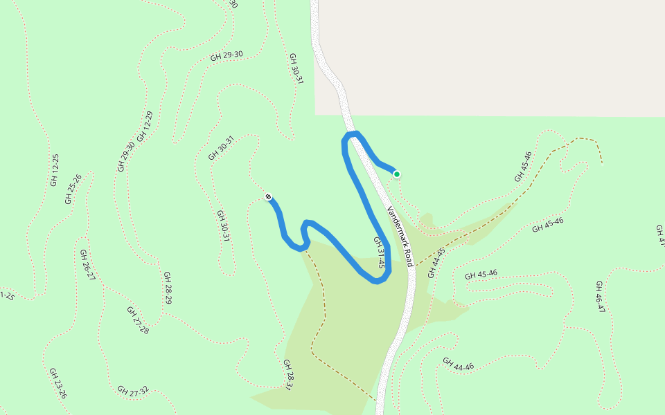 GH 31-45 walking route map in Bellaire
