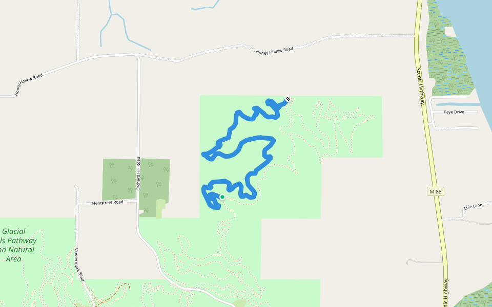 GH 80-82 walking route map in Bellaire