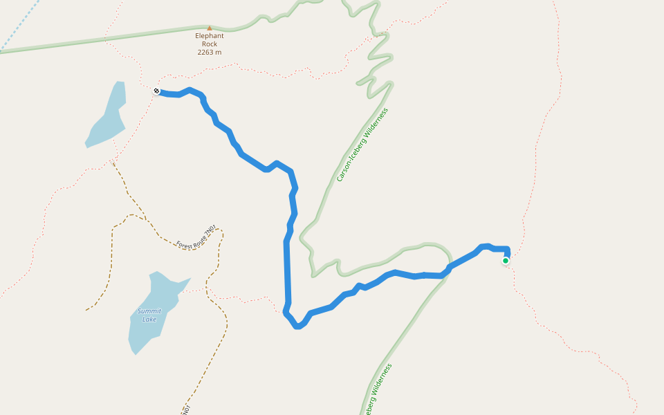 Bull Run Lake Trail Arnold, California Pacer