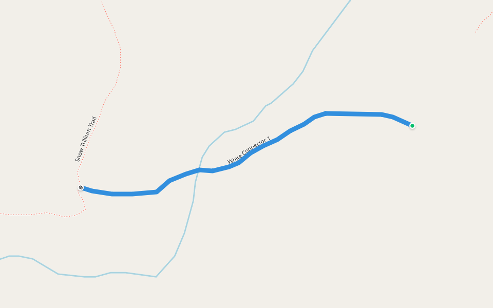 White Connector 1 walking route map in Revere