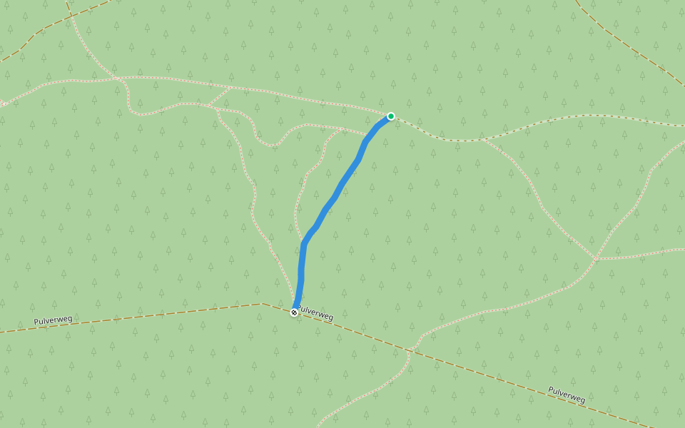 Känguru walking route map in Zerzabelshofer Forst