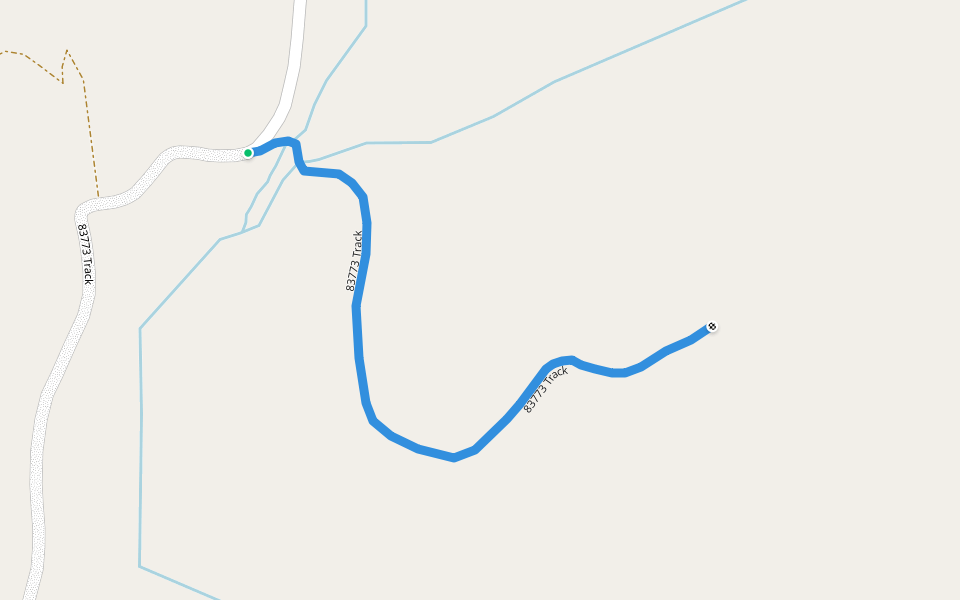 83773 Track walking route map in Amalanga