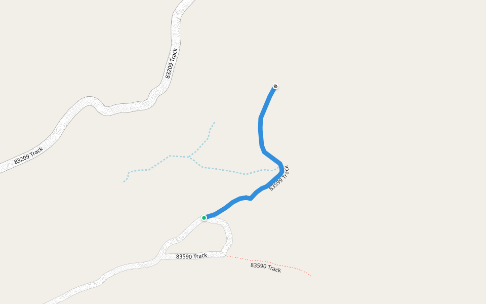 83599 Track walking route map in Emalangeni