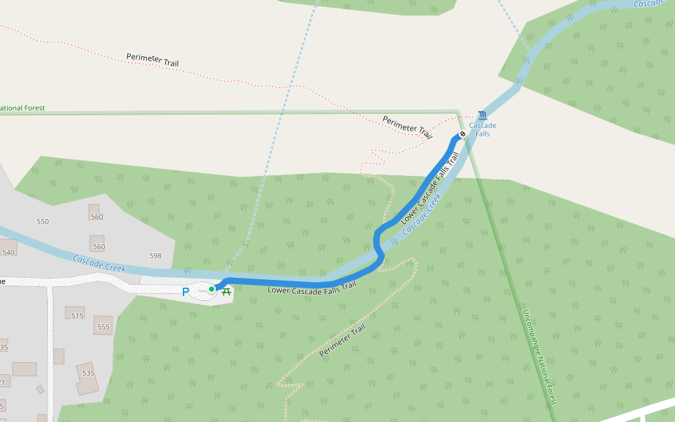 Lower Cascade Falls Trail