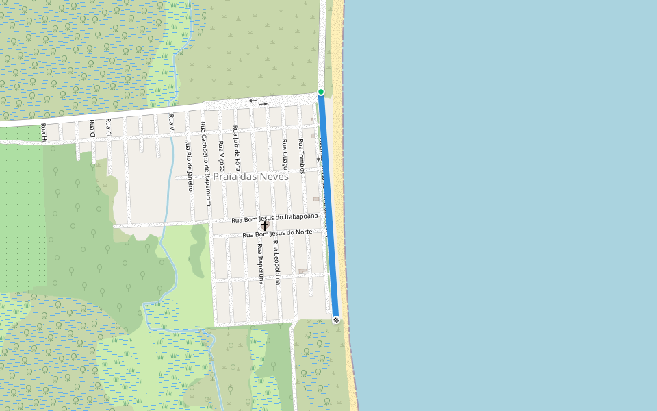 Neves Beach Boardwalk | Walking Map