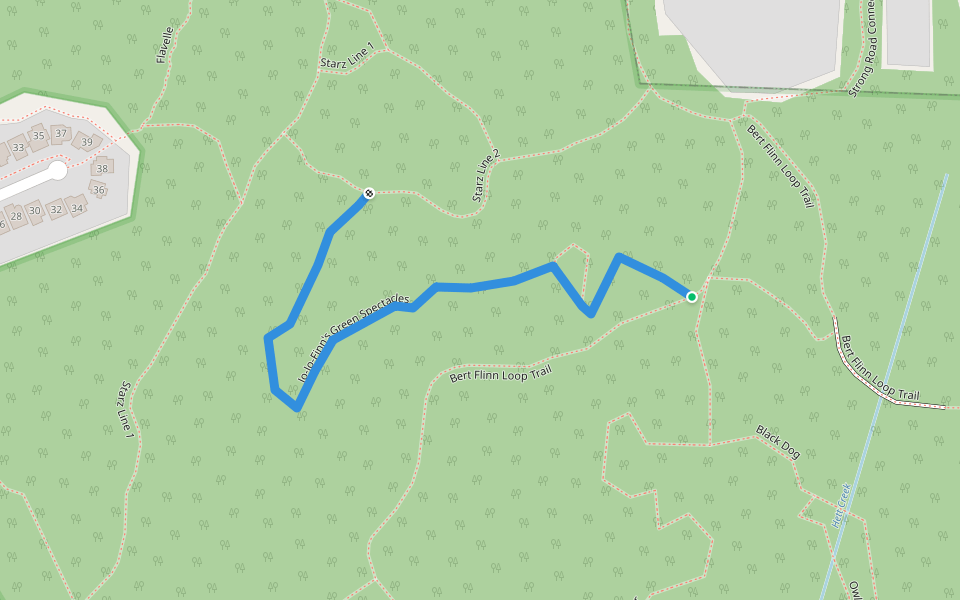 Jo-Jo-Finn's Green Spectacles walking route map in Anmore