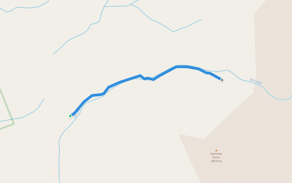 Horsetheif Park Trail (FS704C) walking route map in Divide