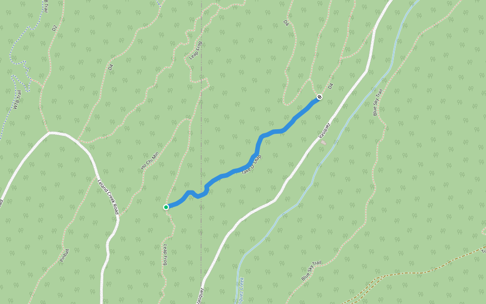 Take D' Leap walking route map in Winter Park