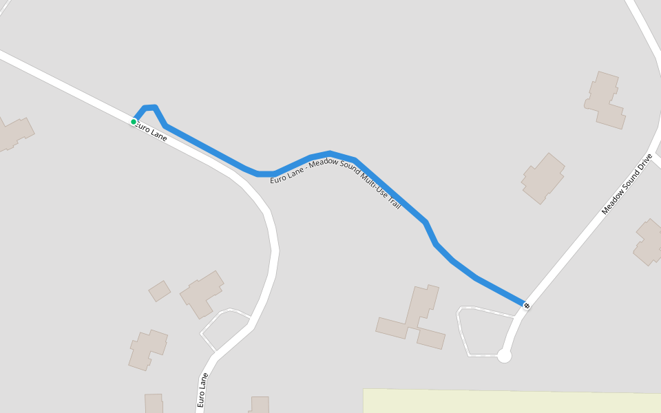 Euro Lane - Meadow Sound Multi-Use Trail walking route map in De Pere