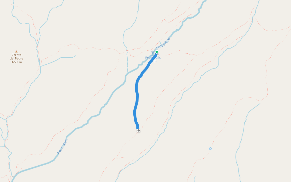 Old 249 Trail walking route map in Mora