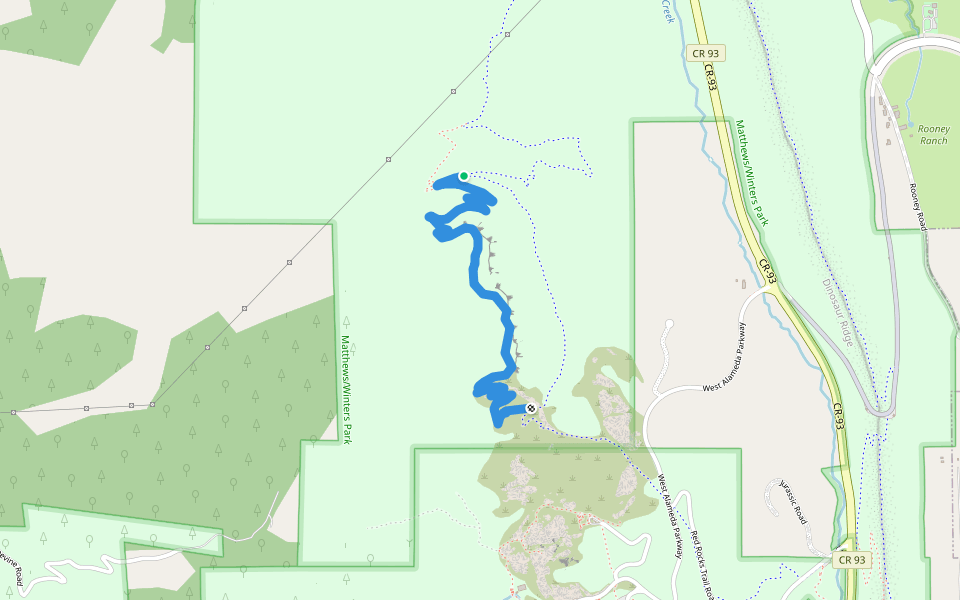 Morrison Slide Trail Hiking Golden, Colorado Pacer