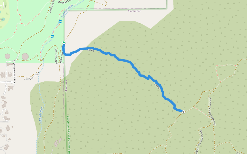Expert walking route map in La Verne