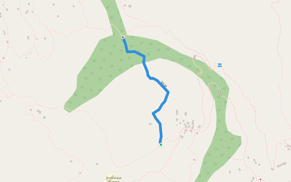local walking route map in Amargadhi
