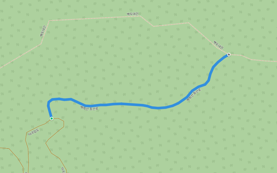 백학산 등산로 walking route map in Sangju