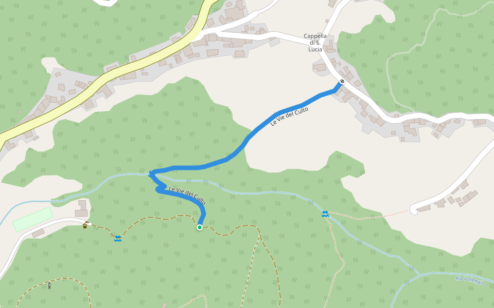 Le Vie del Culto walking route map in Montaldo di Mondovì