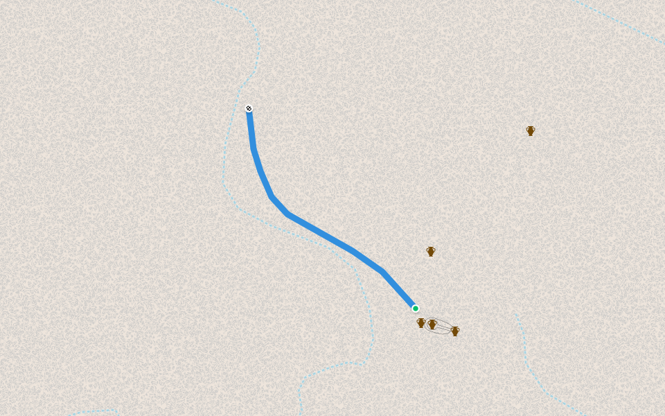 Herders Path walking route map in Djanet