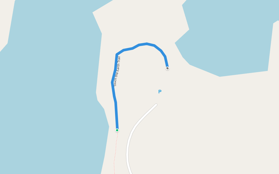 Touch the Earth Trail walking route map in Shabbona