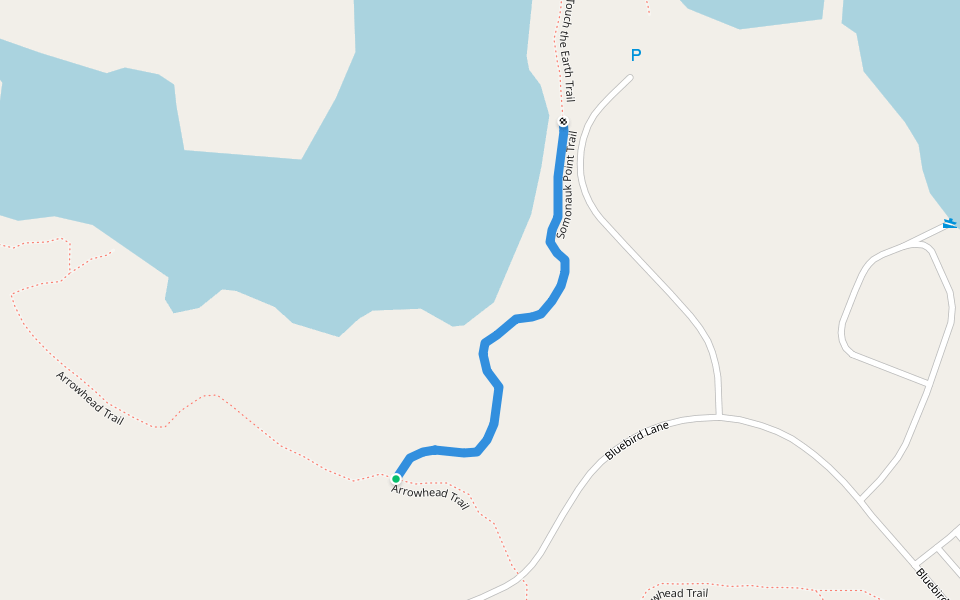 Somonauk Point Trail walking route map in Shabbona