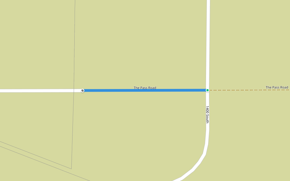 The Pass Road walking route map in Milford